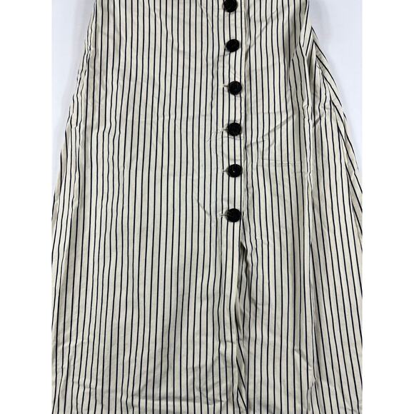Who What Wear Button Up Striped Strapless Dress size Small - Picture 2 of 14